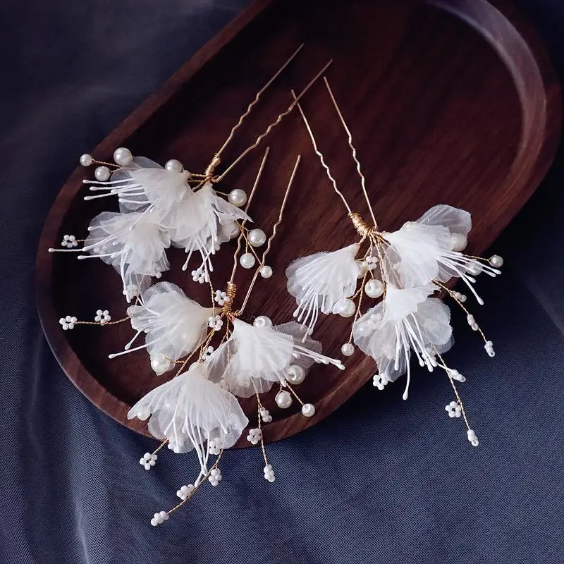 Цветочные повязки на голову тиара головные уборы из жемчуга и бисера корона для