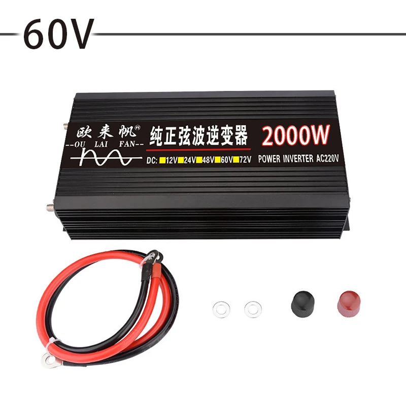 2000 Вт автомобильный инвертор солнечной энергии немодулированного