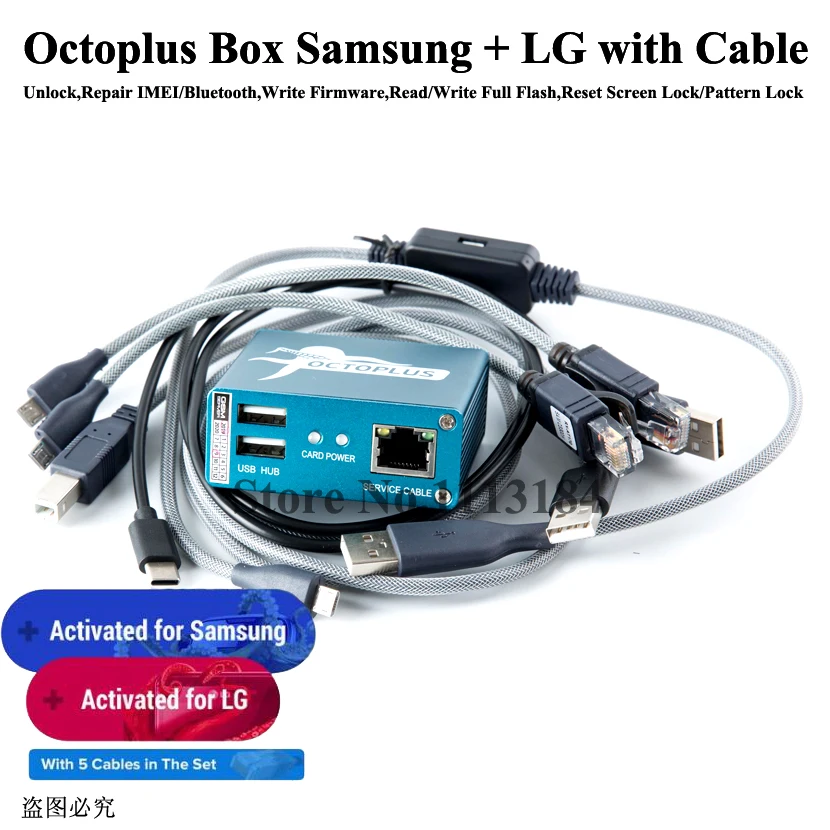 2020 edition Octoplus Box для Samsung + LG с кабелем 5 в 1 бесплатная доставка | Мобильные телефоны и