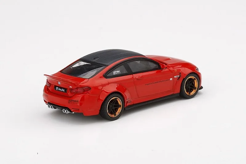 Мини GT 1:64 LBWK фунтов производительность M4 белый с принтом буквы м в