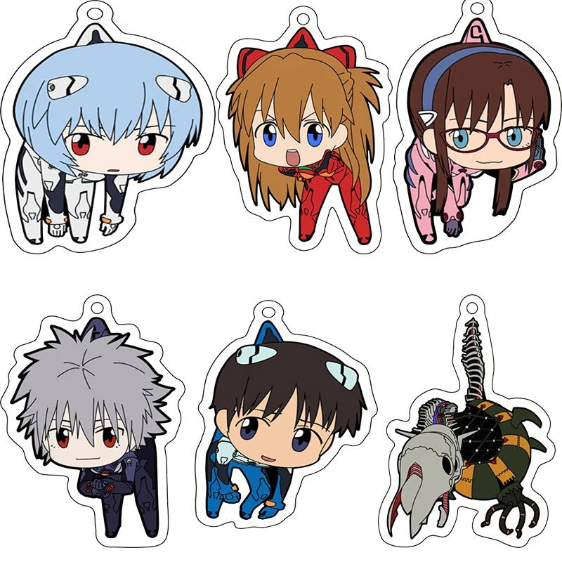 

New Rei Figure Cartoon Double-Sided Printing Transparent Acrylic Keychain Keyring Bag Accessories Gifts