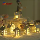 СВЕТОДИОДНАЯ Гирлянда Anpro 2 м, рождественские сказочные огни, теплый домик, украшения для дома вечерние НКИ, свадьбы, спальни, декоративная лампа