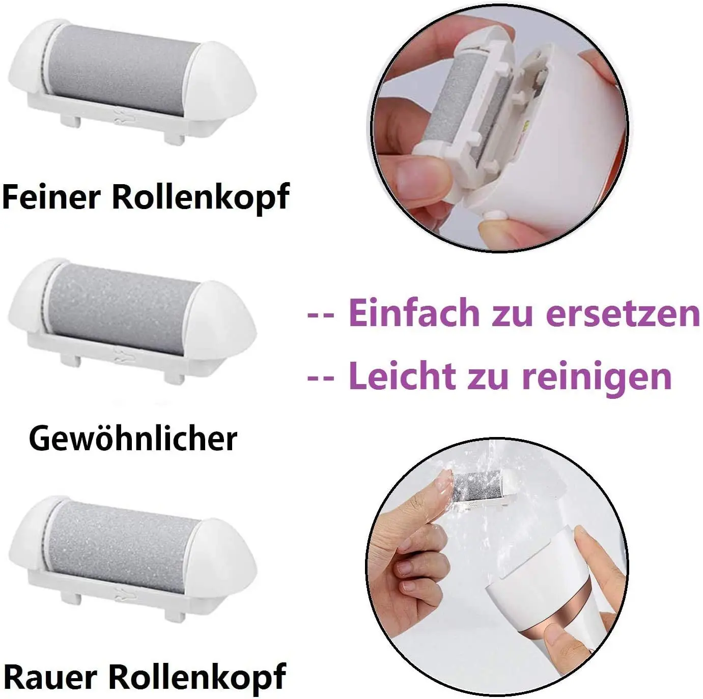 

Electric Foot File Callus Remover, Pedicure Electric Foot Care Callus Planer Callus Rasp, USB Rechargeable Callus Removal