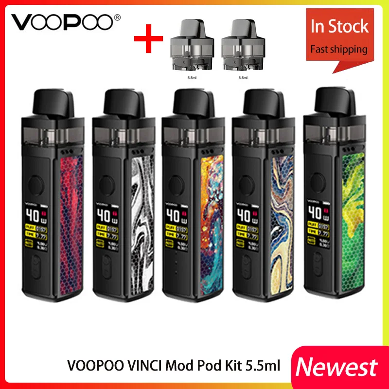 Испаритель Vape VOOPOO VINCI Mod Pod Комплект 5 мл картридж 1500 мАч батарея подходит Ом PnP