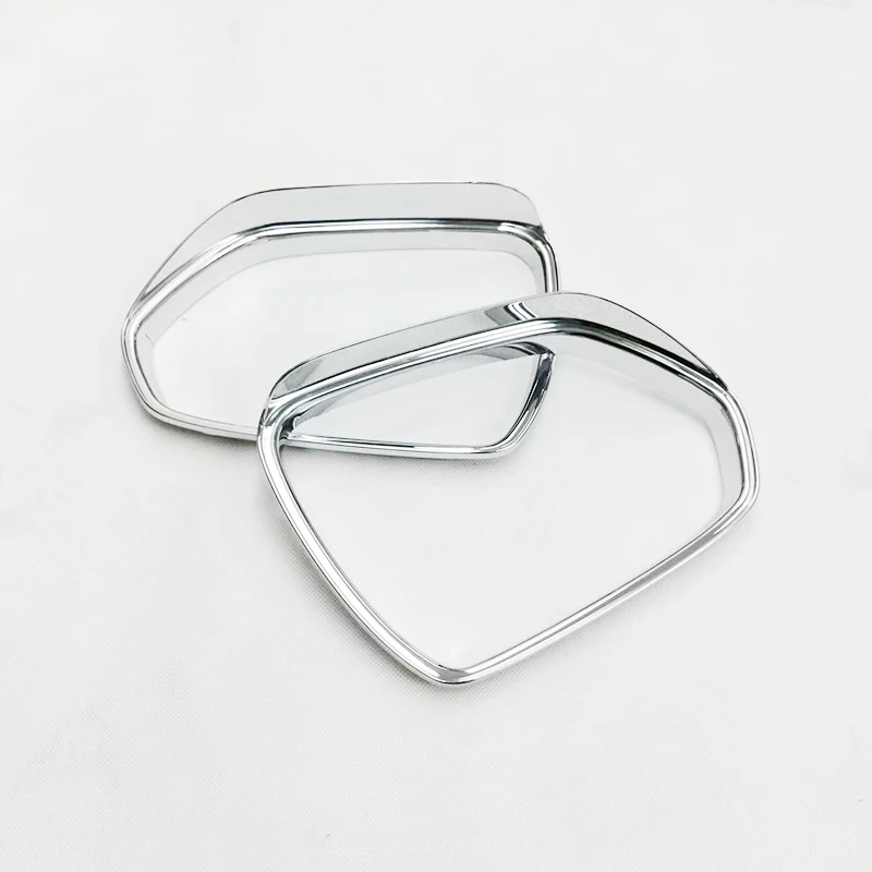 

For MG ZS 2018 ABS Plastic accessories Car Styling Car rearview mirror block rain eyebrow Cover Trim sticker 2pcs