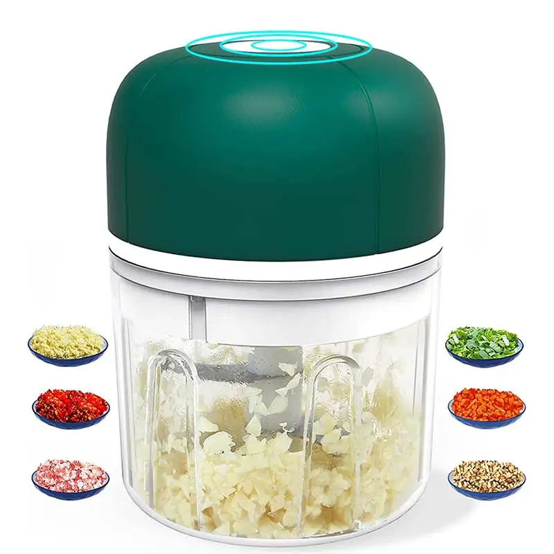 

Electric Mini Garlic Chopper, Wireless Food Processor with USB Charging, Waterproof Portable Mini Garlic Mincer