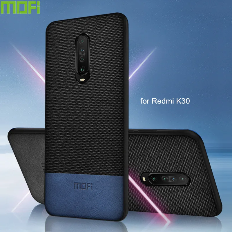 

Противоударный чехол для Xiaomi Redmi K30, MOFi, оригинальный redmi K30 pro 5G, 4G, тканевый, силиконовый, роскошный, противоударный