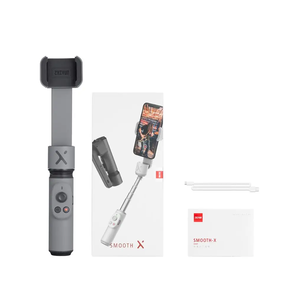 Zhiyun Smooth X смартфон карданный Ручной Карманный стабилизатор Sefie Stick для iPhone11Pro/Max