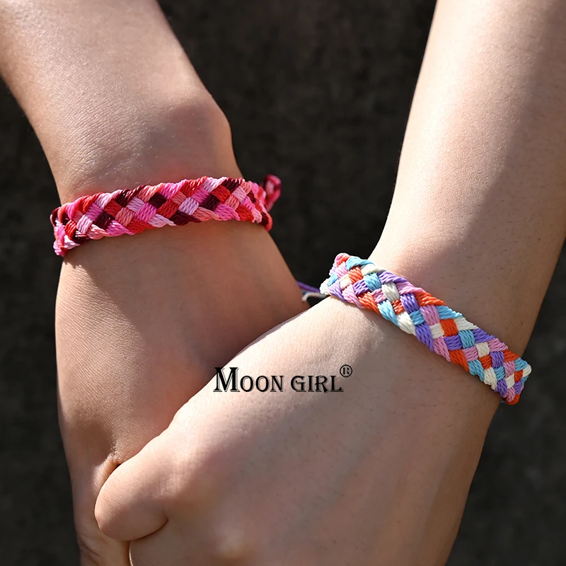 2 шт./компл. браслет дружбы плетеный Плетеный Модный богемный модный винтажный