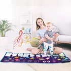 3 вида стилей Детский многофункциональный музыкальный коврик с инструментами, звуковое пианино, клавиатура, игровой ковер, коврик для детей, игрушки Монтессори
