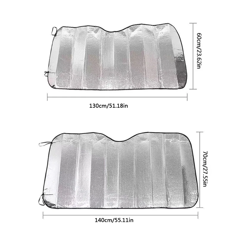 

Auto Windshield Sunshade Reflective Sun-Shade for Car Cover Visor Wind Shield Durable Heat Cover Keeps Vehicle Cool