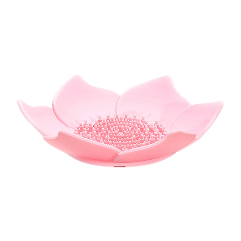 Розовый цвет 1 шт. мыльница держатель для хранения тарелка коробка контейнер