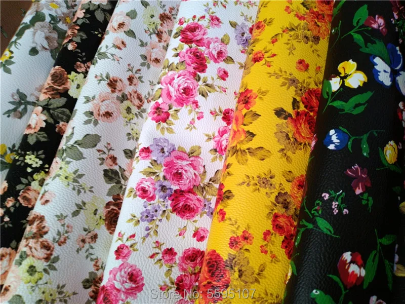 20*34 см цифровая печать искусственная кожа ткань бант для волос сделай сам