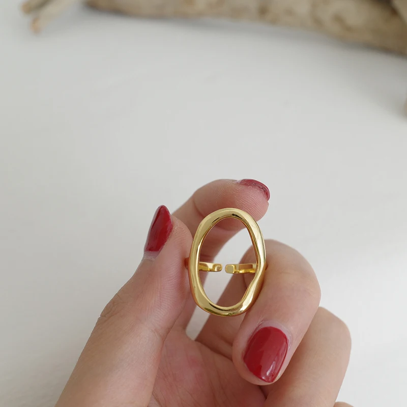 GHIDBK ручная работа полые геометрические регулируемые Открытые Кольца уличный