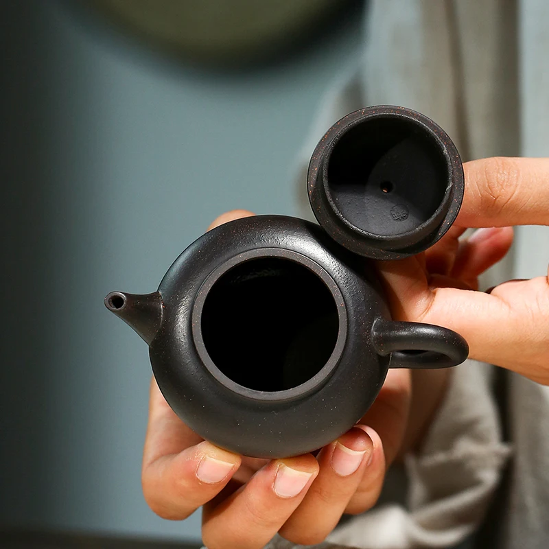 Новинка 100 мл чайный набор черный глыбы пески горшок 188 отверстий в форме шарика