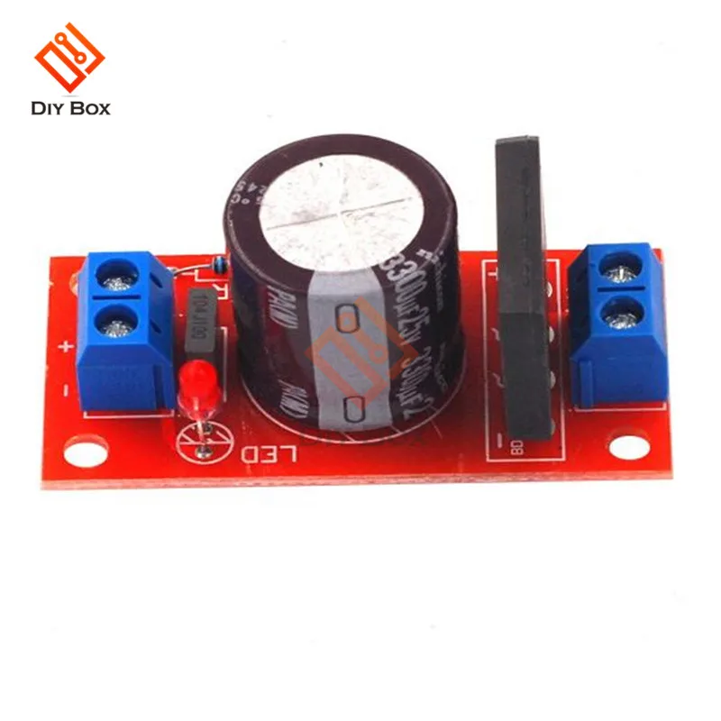 

Rectifier Filter Power Board Rectifier 3A 8A With Red LED Indicator AC Single Power to DC Single Source Amplifier Board Module