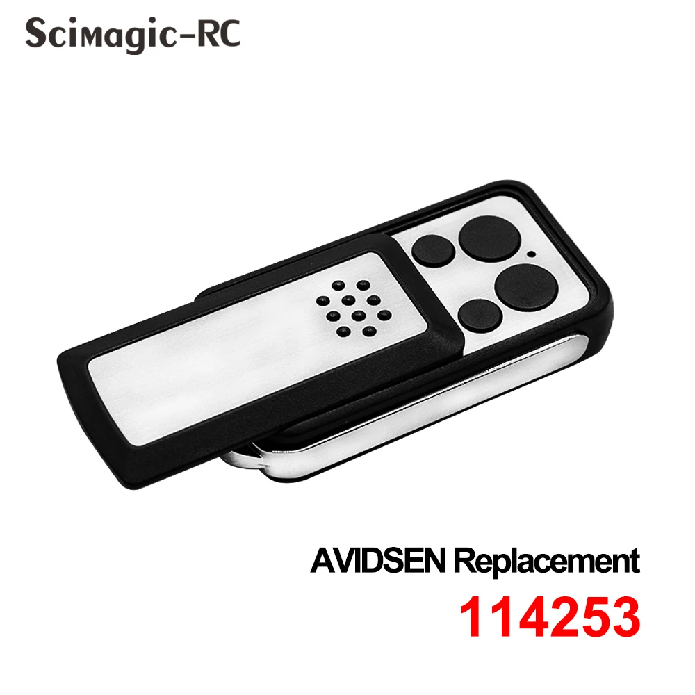 

AVIDSEN Garage Remote Control 433MHz Compatible AVIDSEN 114253 104250 104251 Gate Opener Command Garage Rolling Code 433.92