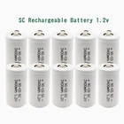 10 шт. SC 1,2 в батареи 3400 мАч Ni CD перезаряжаемые батареи с удлинителем обработаны в инструменты дрель электрические батареи