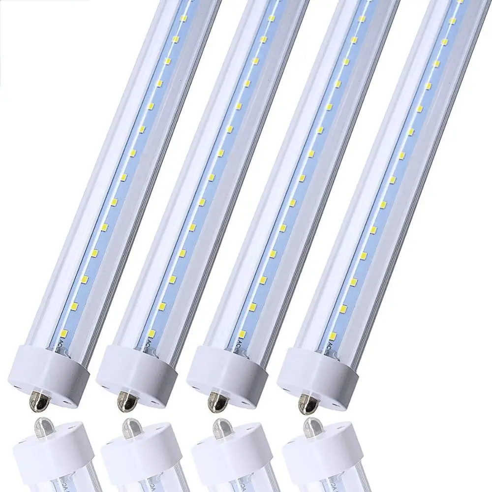 

4/25PCS Led Light Fixture T8 45W Led Tube FA8 2.4M 8FT Ceiling And Utility Shop Light AC85-265V 6000K 2835SMD Fluorescent Lamp