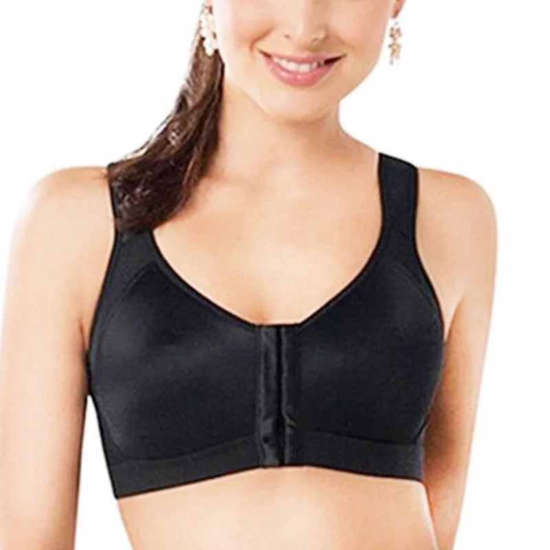 

Women Fitness Underwear Bras Ladies Casual Solid Color Bras Plus Size Push Up Wireless No Chest Pad Shockproof Adjustable Bras