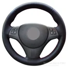 Сделай Сам, сшитая вручную, Черная мягкая искусственная кожа, фотосессия для BMW E92 M3 2009-2013, кожаный интерьер автомобиля из алькантары