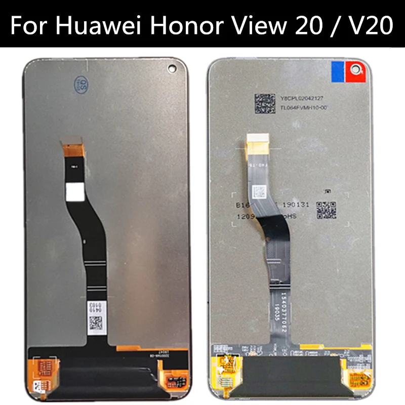 ЖК-дисплей 6 4 дюйма для Huawei Honor View 20 с сенсорным экраном и дигитайзером в сборе