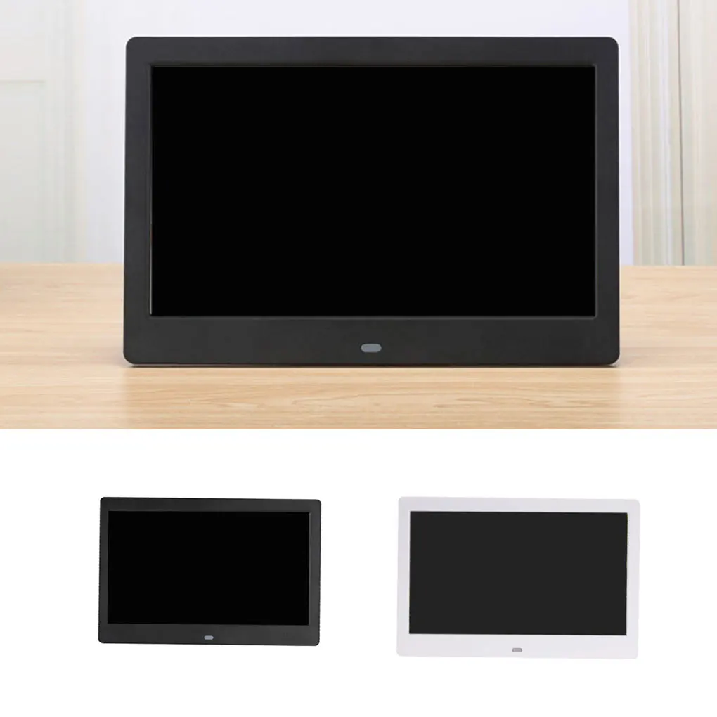 

10 Inch Screen Digital Photo Frame LED HD 1024 x 600 Electronic Album Picture Music Video Full Function Gift for Christmas