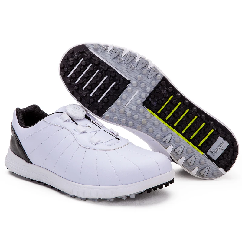 

1 пара, обувь для гольфа, мужская спортивная водонепроницаемая Спортивная обувь, шнурки с пряжкой, дышащие кроссовки для тренировок, высокое качество, D9100