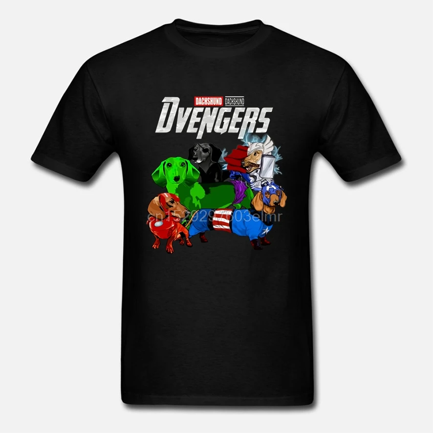 Dachshund Dvengers Футболка мужская женская унисекс футболка все размеры S-3XL |