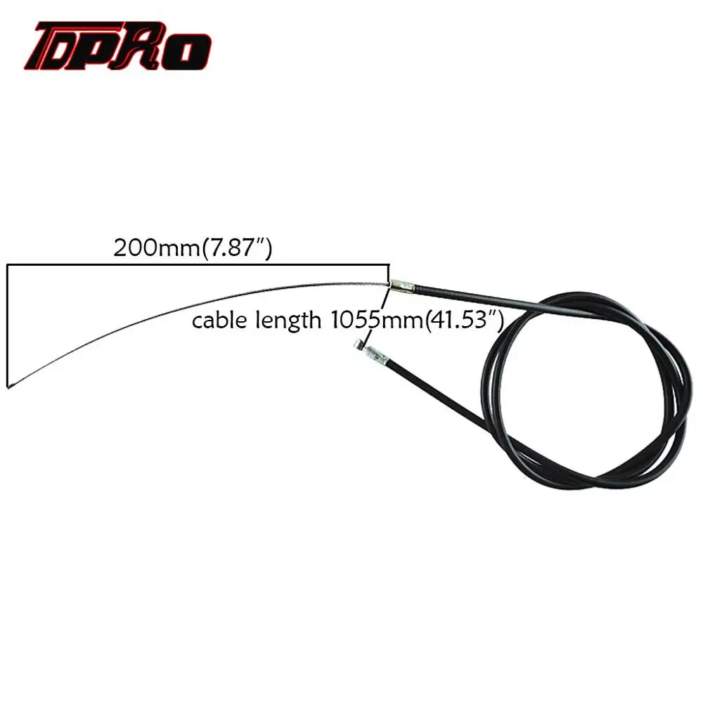 

TDPRO New 1055mm Motor Brake Clutch Cable Line For 2 Stroke 49cc 60cc 66cc 80cc Engine Motorized Bicycle Bikes Scooter Push Bike