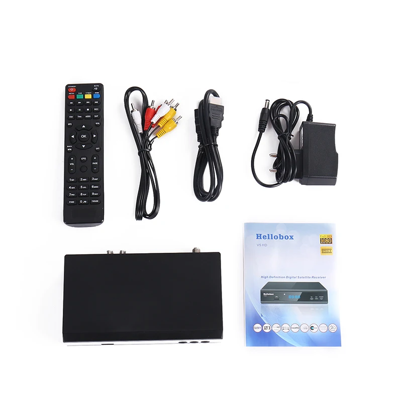 Спутниковый ТВ приемник Hellobox V5 Бесплатный IPTV онлайн обновление программного