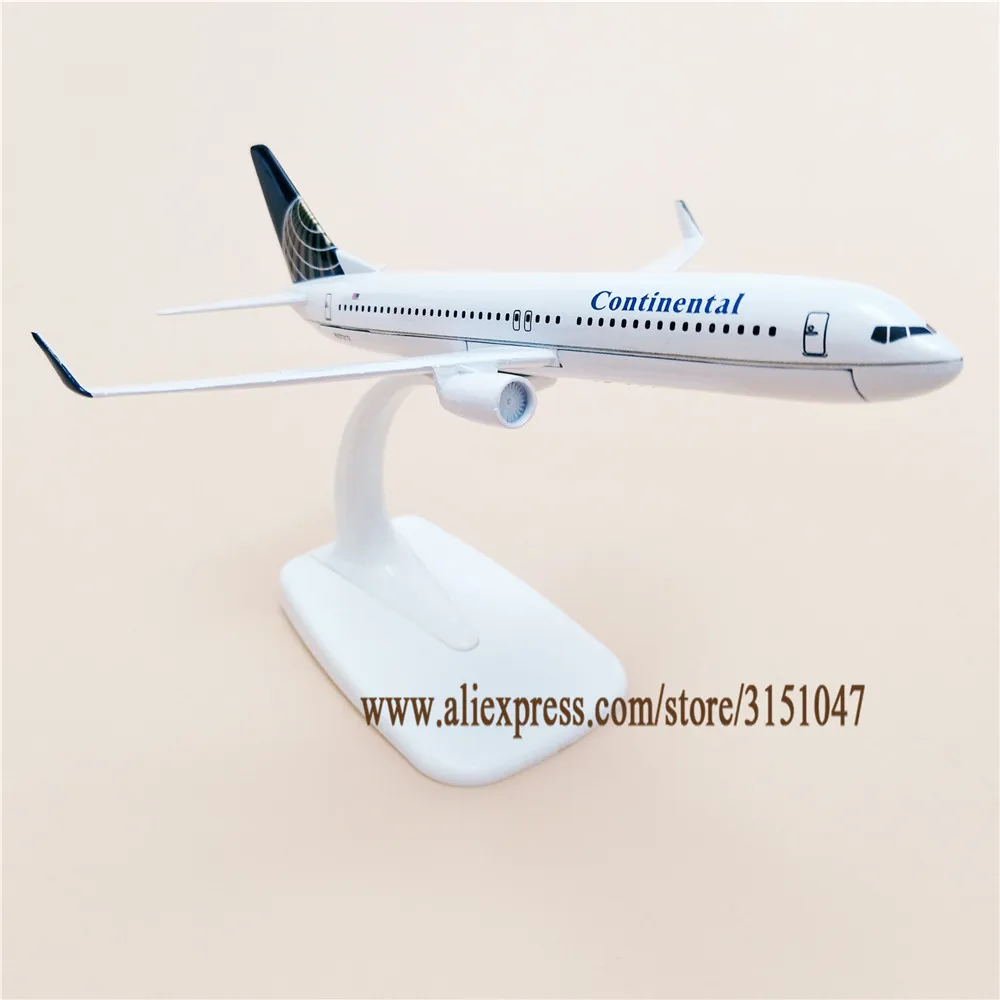 16 см американские авиакомпании Continental Airlines Боинг 737 модель модели самолета из
