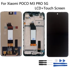 Original For Xiaomi POCO M3 Pro 5G Display LCD Touch Screen Digitizer For Pocophone M3 Pro Screen LCD Display Phone Parts