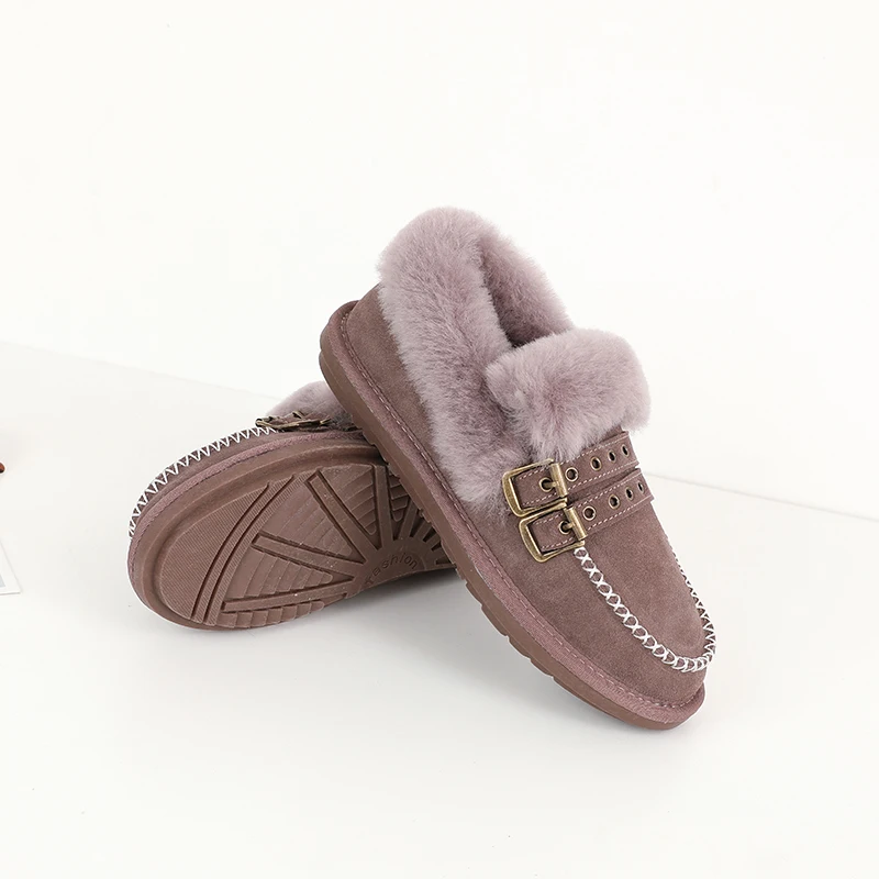 2019 New Fashion Winter Women Boots Short Plush Low Heel Shoes Warm Square Toe Designer Knot Casual | Обувь