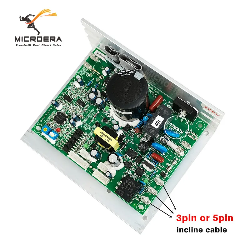 Оригинальный контроллер управления двигателем Endex DCMD67 DCMD67M для беговой дорожки BH