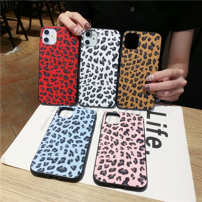 Роскошный кожаный Леопардовый Мягкий чехол для Huawei P30 Pro чехол-накладка huawei P40 lite
