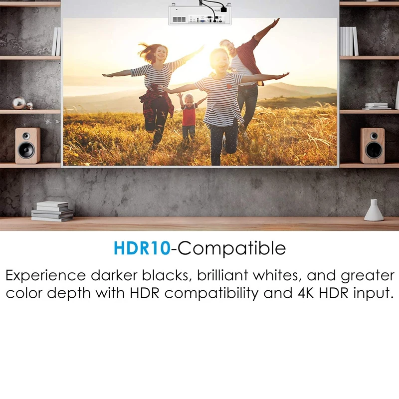 Лазерный проектор Optoma Blu-Ray 3D для работы домашнего кинотеатра 1080P FULL HD совместимый