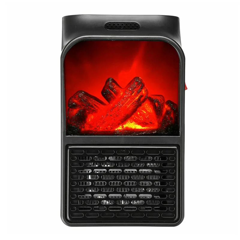 Высокое 900 Вт настенное крепление электрический камин нагреватель пламя воздуха