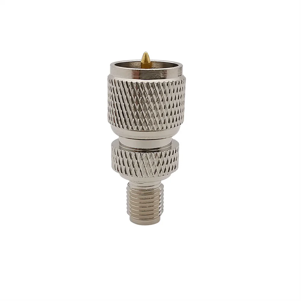 

1Pcs Mini UHF Male Plug to SMA Female Jack Straight Adapter Connector