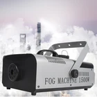 Дымовая машина DMX512, 1500 Вт, проводной пульт дистанционного управления