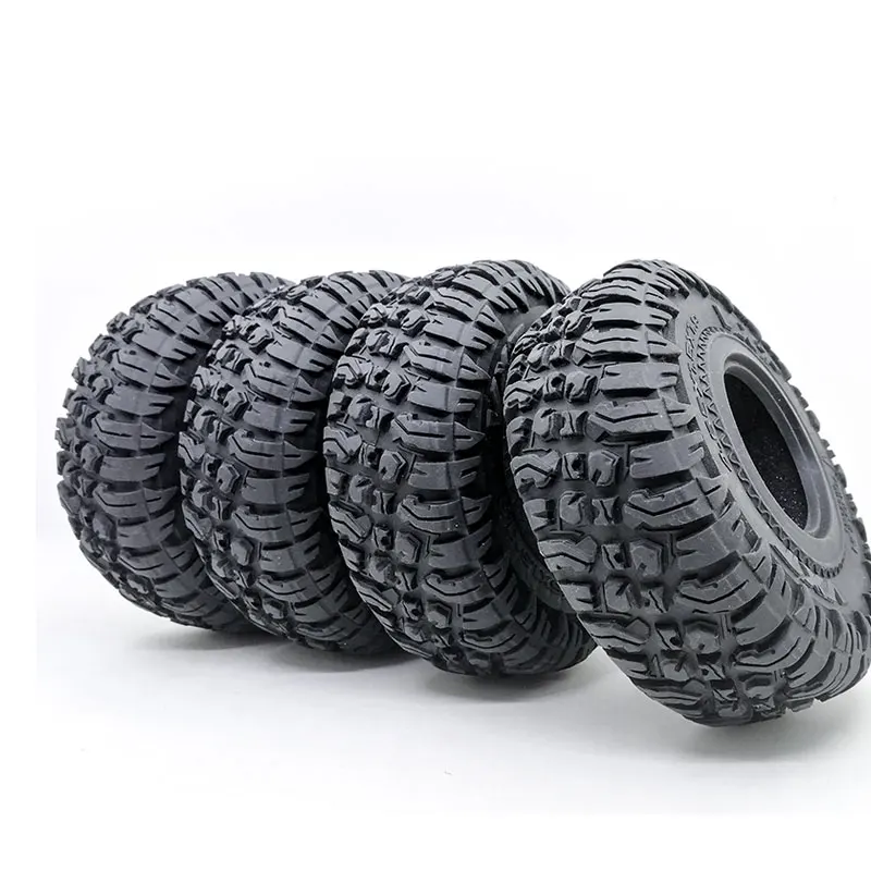 4 шт. 118 мм 1 9 &quotрезиновые шины/шины для 1:10 RC Rock Crawler Axial SCX10 90047 D90 D110 TF2 TRX 4|Детали и