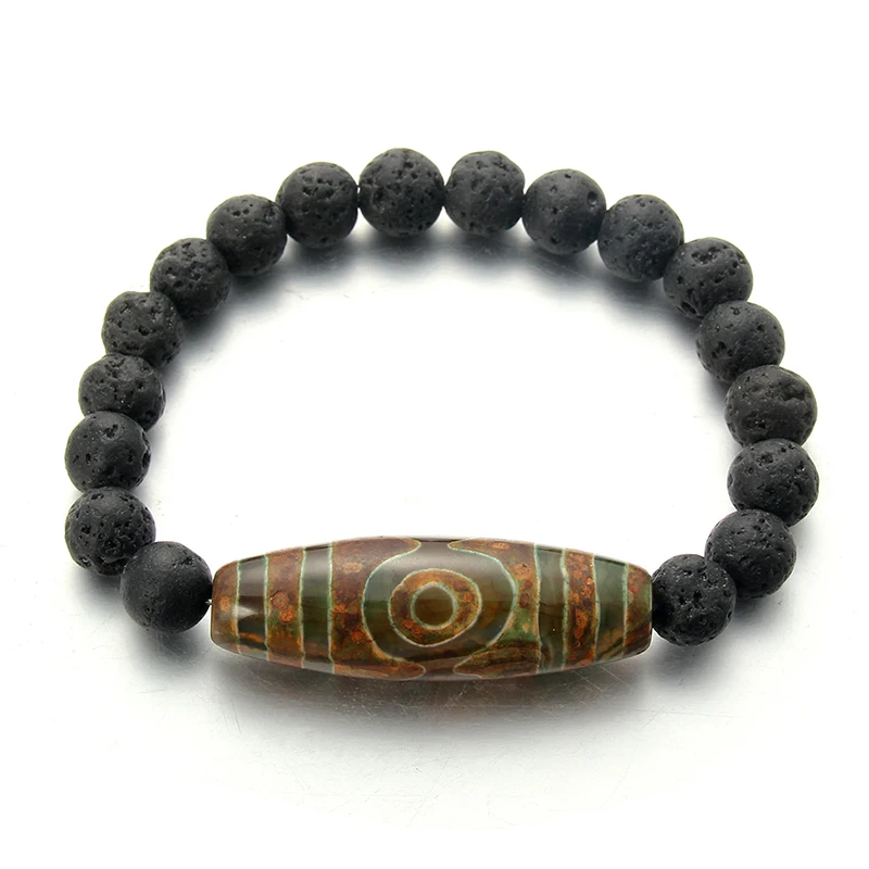 

Men's Bracelet Lava Stone Labradorite Moonstone Beads Bracelet Chakra Yoga Wood Bead Bracelet for Men Jewelry Bileklik