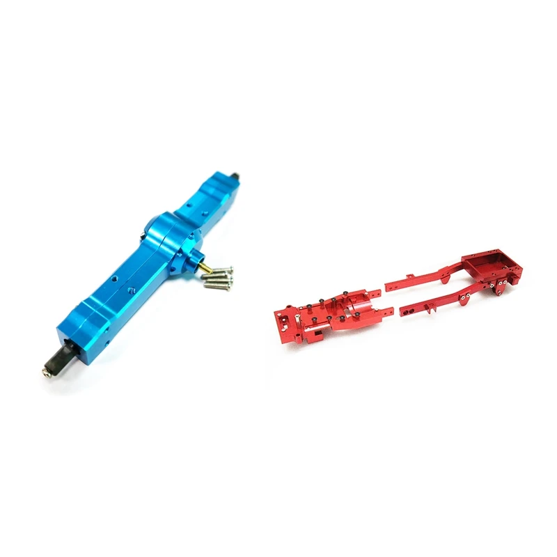 

Rear Axle Bridge Replacement Parts with Body Chassis Frame Beam for WPL D12 1/10 RC Drift Car