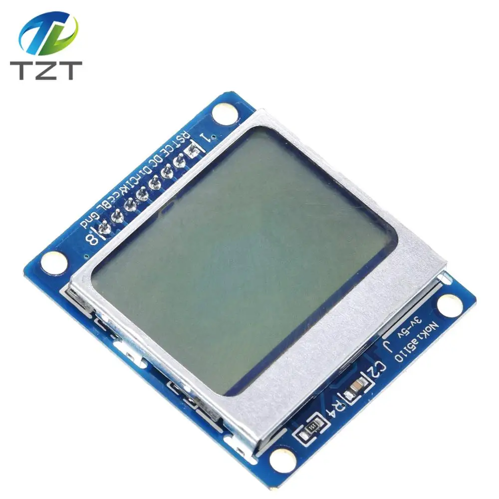 Умная электроника ЖК модуль монитор с синей подсветкой адаптер PCB 84*48 84x84 LCD 5110 Nokia