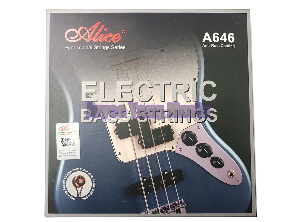 

Alice A646-M/L Electric Bass Strings Iron Alloy Winding Anti-Rust 4 Steel Strings 045-105(040-095) in.