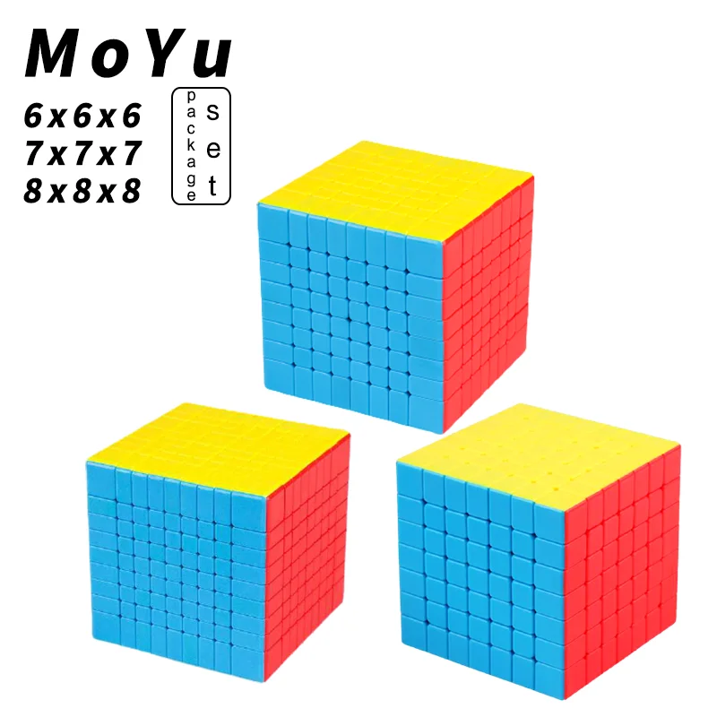 

Набор волшебных кубиков moyu meilong, 7x7x7, 8x8x8, 9x9x9, без наклеек, в оригинапосылка