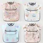 Детский водонепроницаемый нагрудник-Бандана без рукавов, Мультяшные детские нагрудники, мягкий нагрудник из ЭВА