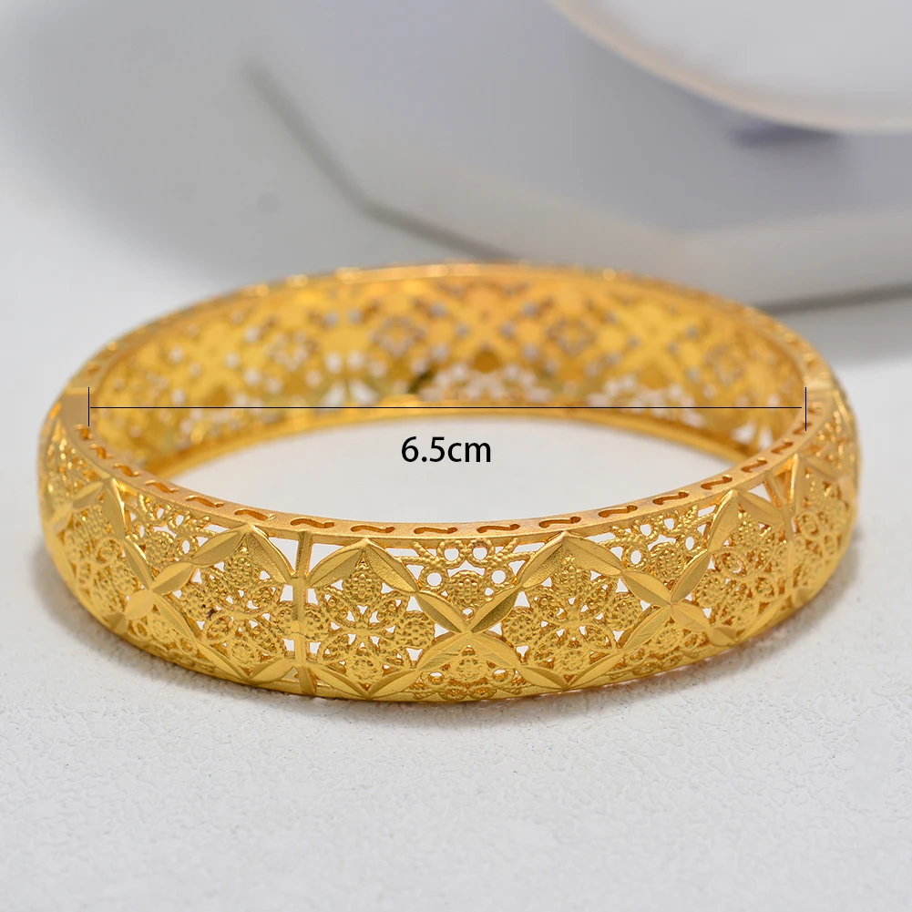 Браслеты из меди и панцирной кубинской цепи с покрытием 24-каратным золотом 1-4 шт.