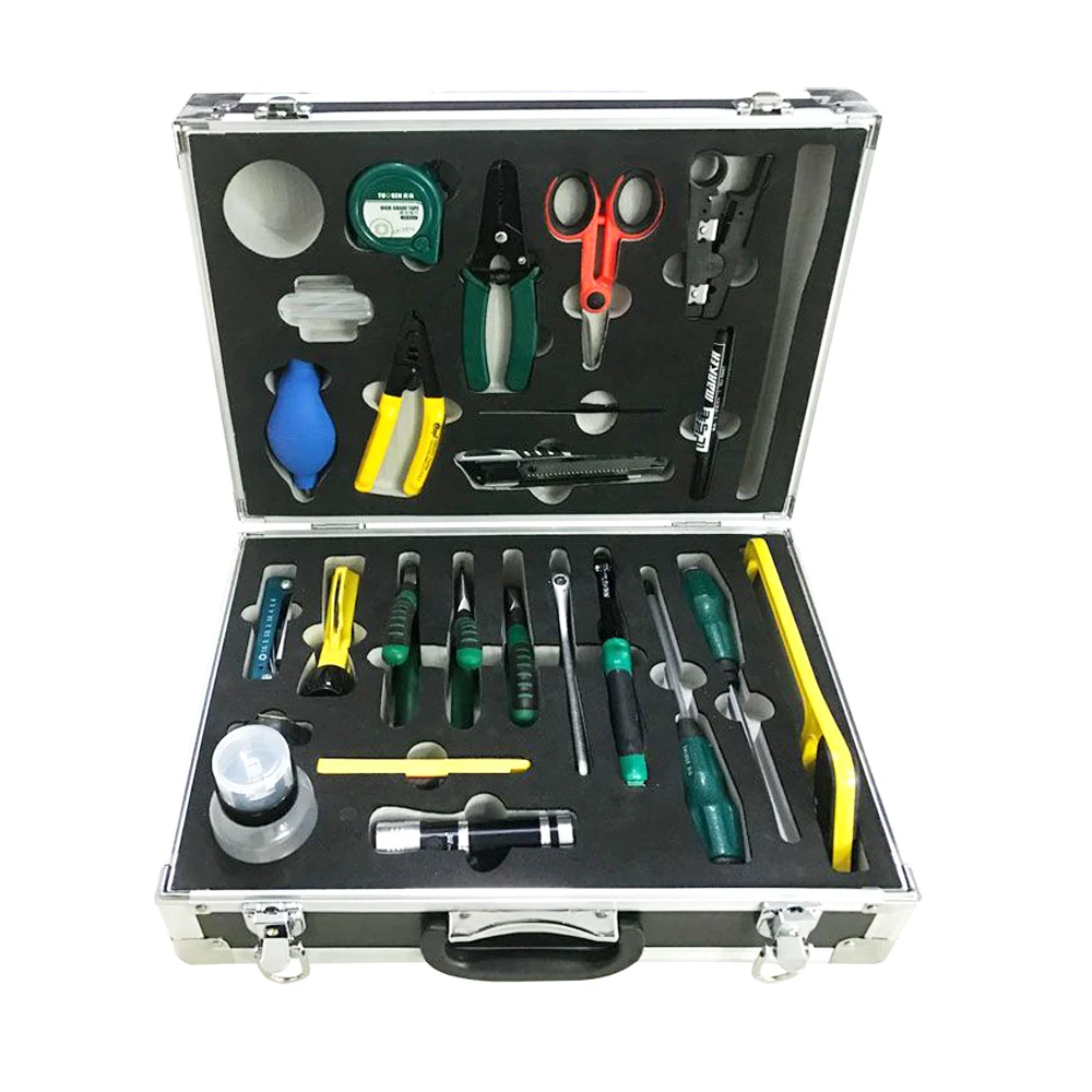 Волокно комплект инструментов для работы с оптическим кабелем FTTH Piler зачистки волоконно оптического кабеля