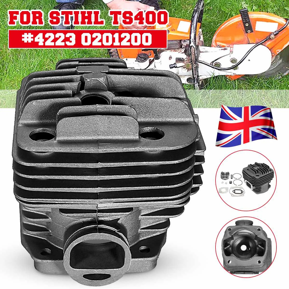 

Комплект для ремонта верхнего конца подшипников поршня цилиндра для STIHL TS400 #4223 0201200